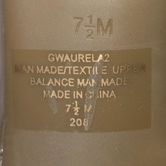 Guess Aurela2 lace up heels in Gold size 7.5 - Picture 10 of 10